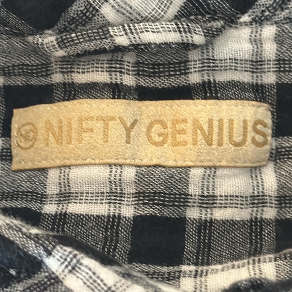 Nifty Genius Truman‎ Double Gauze Long Sleeve Button Down Men's Size Large - Picture 7 of 13